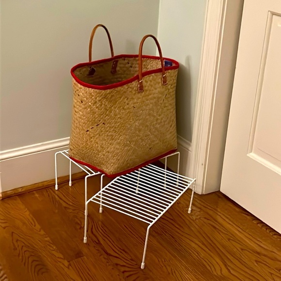 Closet Pantry Shelf Organizer Riser Set of 2 NEW Spring Cleaning Tool 2 x Space - Picture 1 of 7